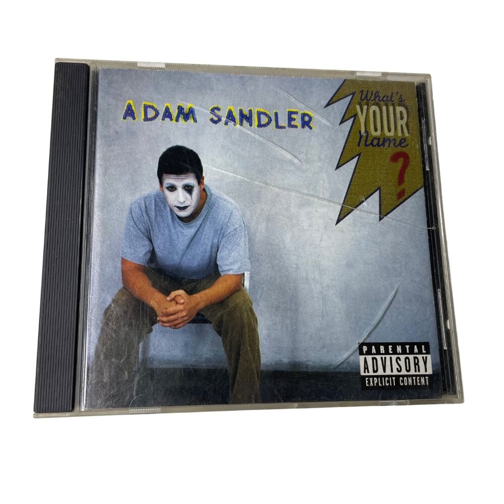 Adam Sadler Whats Your Name Comedy Audio Music CD 1997 14 Tracks u